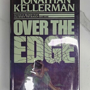 1987 VTG Hardcover "Over the Edge" by author Jonathan Kellerman - First Edition