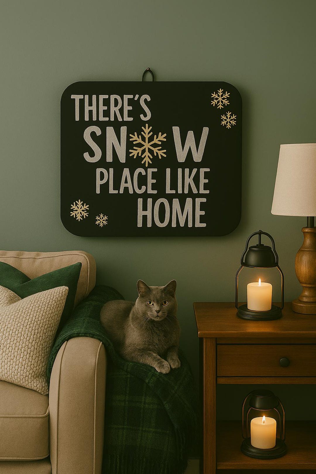 There’s Snow Place Like Home Winter Wall Sign - Etsy