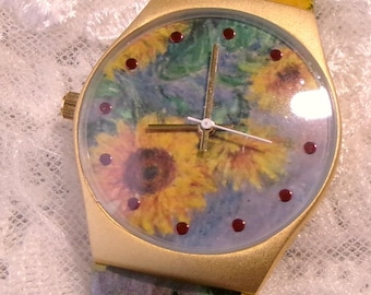 Vintage Metropolitan Museum of Art Flowered Watch**So Pretty**