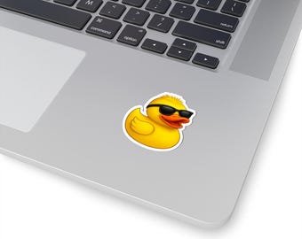 Pegatina de pato genial: gafas de sol, calcomanía para portátil o botella de agua
