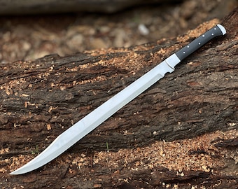 Handmade Machete Knife 25 Inch – High Carbon Steel Machete with Wooden Handle | Hunting, Camping, Survival & Unique Gift, Birthday Gift