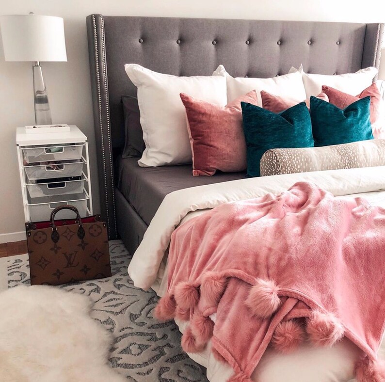 King Size Bed Bolster 100 Cotton Fawn Antelope Deer Bolster Etsy