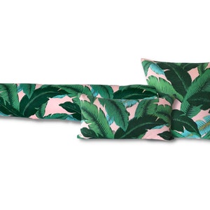 Tommy Bahama Swaying Palms Isla Pink Capri Outdoor Patio Pillow Cover ...