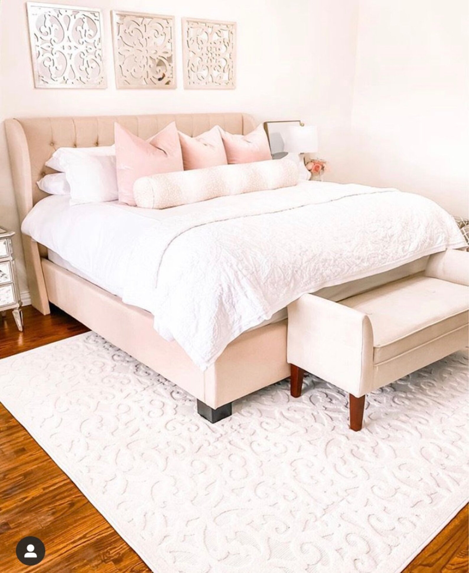 King Bed Bolster Authentic Vern Yip Antelope Fawn Linen Etsy