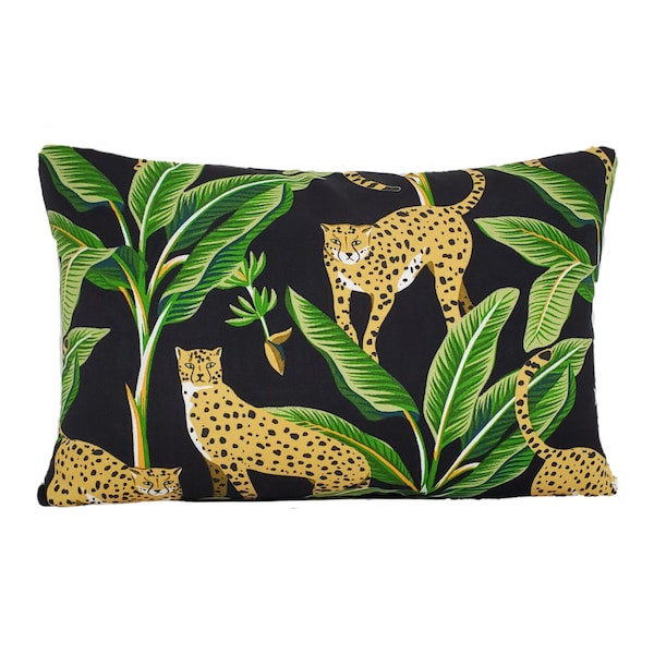 Mud Pie Home Decor Leopard Cheetah Velvet Euro Sham Pillow Cover