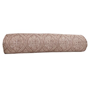 Geometric Trellis Pillow Cover in Rosewood - Organic Modern - Block Print Inspired - Available in Lumbar, Bolster, Throw, Euro Sham Sizes