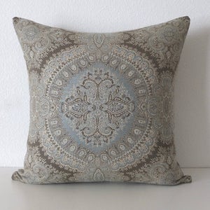 Stroheim Brianza Lace Sky Pillow cover Available in Square, lumbar, euro sham, and bolster pillow covers image 9