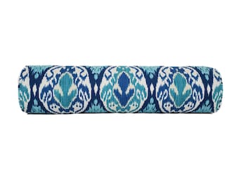 Vern Yip Vibrant Ocean Bolster Pillow Cover – Handmade Cotton