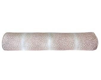 Ballard Designs Antelope Pillow Cover in Blush Pink - Available in Bolster, Lumbar, Throw, Euro Sham Sizes