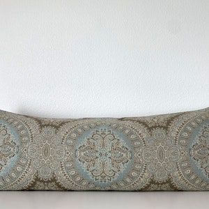 Stroheim Brianza Lace Sky Pillow cover Available in Square, lumbar, euro sham, and bolster pillow covers image 1