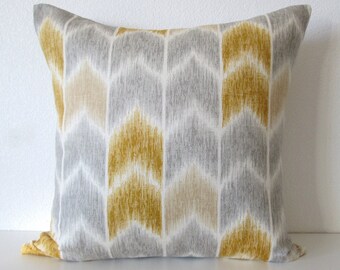 Nate Berkus - Cingo Maize - Designer Pillow Cover - Available in bolster cover - lumbar cover - euro sham cover