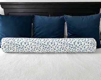Ballard Designs Mire Blue Pillow Cover - Available in Bolster, Lumbar, Throw, Euro Sham Sizes