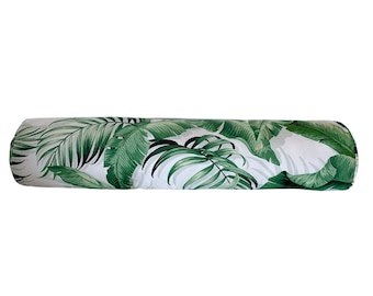 Tommy Bahama Outdoor Pillow Cover | Tropical Palm Leaf Bolster Pillow