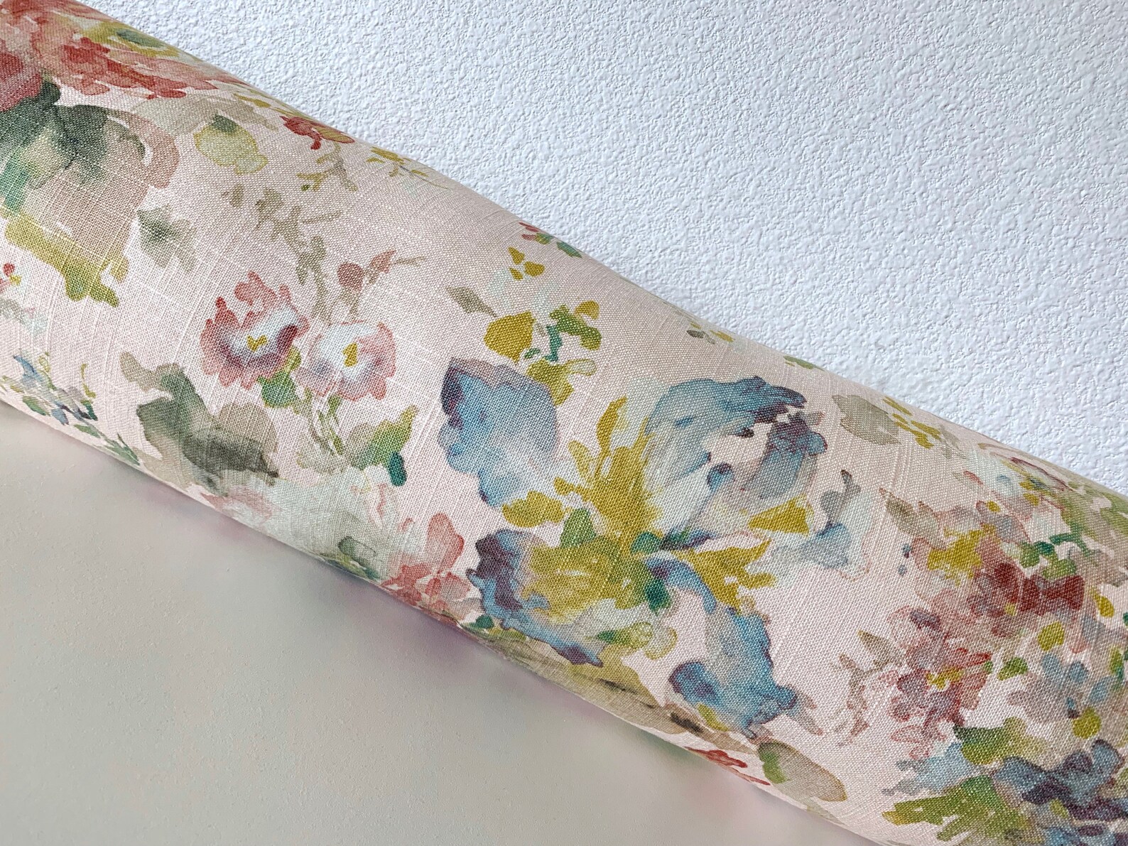 Ballard Designs Langley Blush Bolster Pillow Cover / Available Etsy