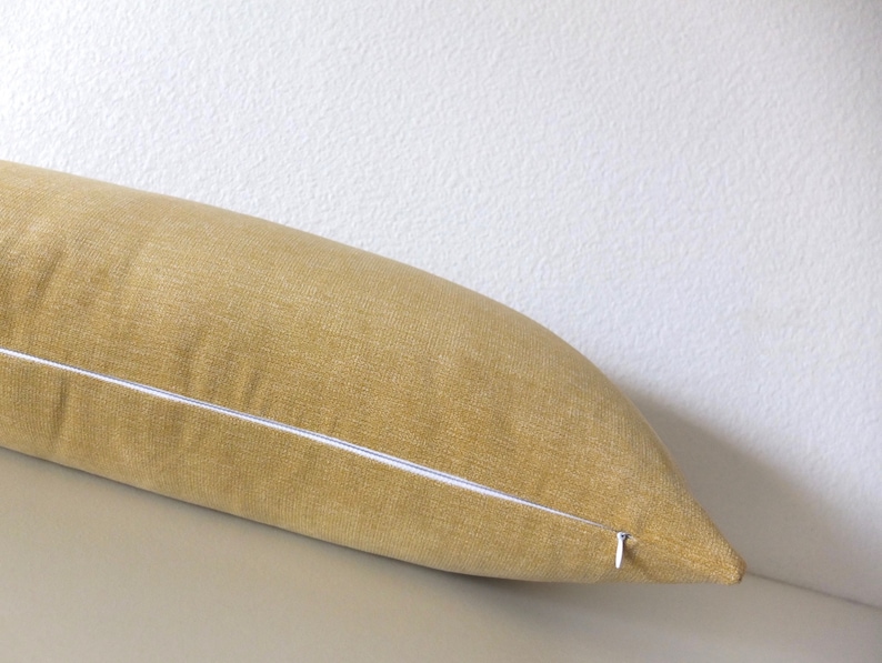 Softknit Amber Solid Lumbar Pillow Cover / Available in Etsy