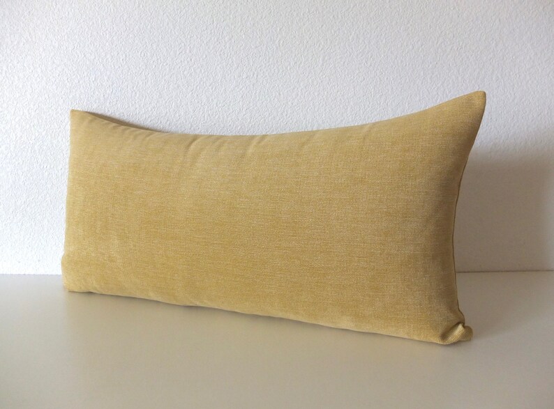 Softknit Amber Solid Lumbar Pillow Cover / Available in Etsy