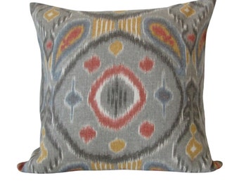 Thom Filicia Kimmel Pillow Cover in Mineral - Available in Throw, Lumbar, Bolster, Euro Sham Sizes