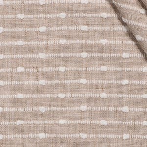 Sand Beige Striped Textured Pillow Cover - Available in Lumbar, Bolster, Throw, Euro Sham Styles
