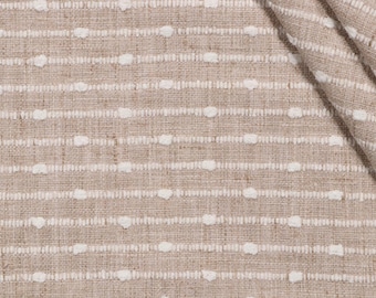 Sand Beige Striped Textured Pillow Cover - Available in Lumbar, Bolster, Throw, Euro Sham Styles