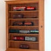 Lionel Train HO Scale Display Cabinet-Cherry Hardwood