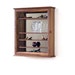 Curio Wall Cabinet Mirror Back