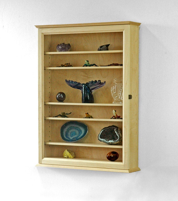 Mineral Rock Geode Display Case Wall Etsy