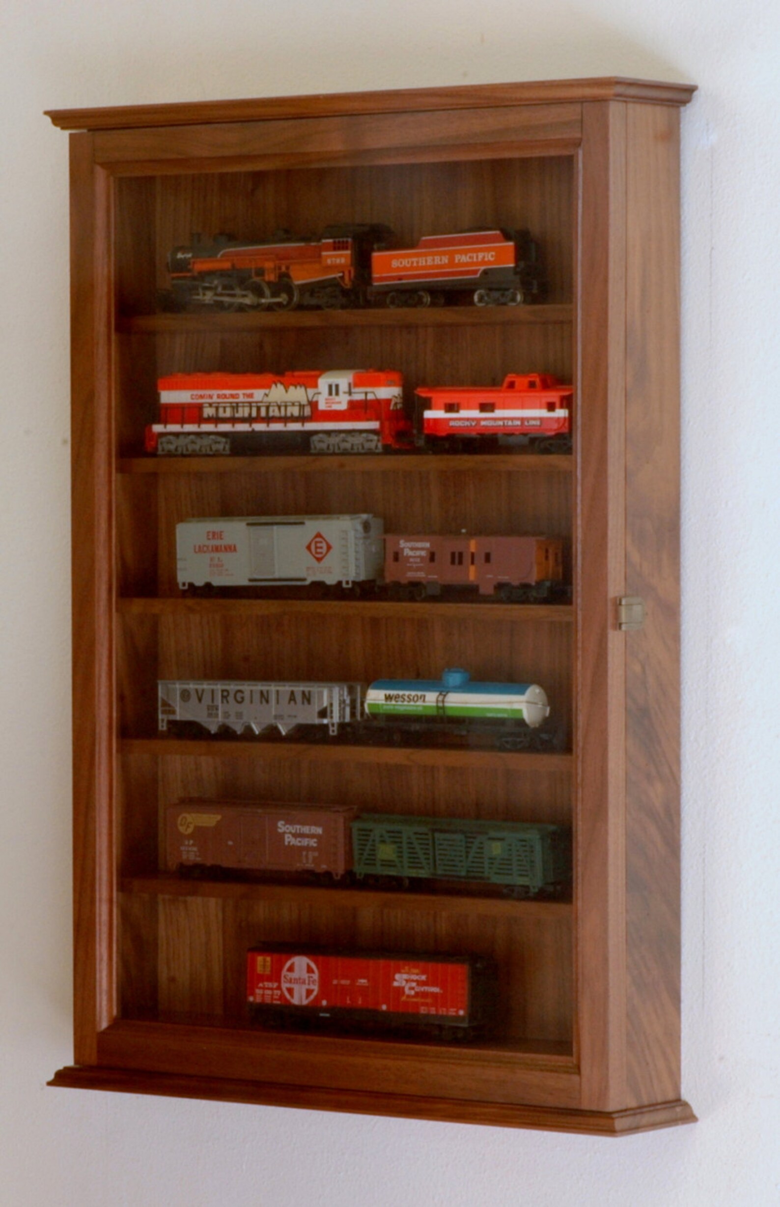 HO Scale Train Display Case Wall Etsy