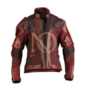Avengers infinity war star lord leather jacket