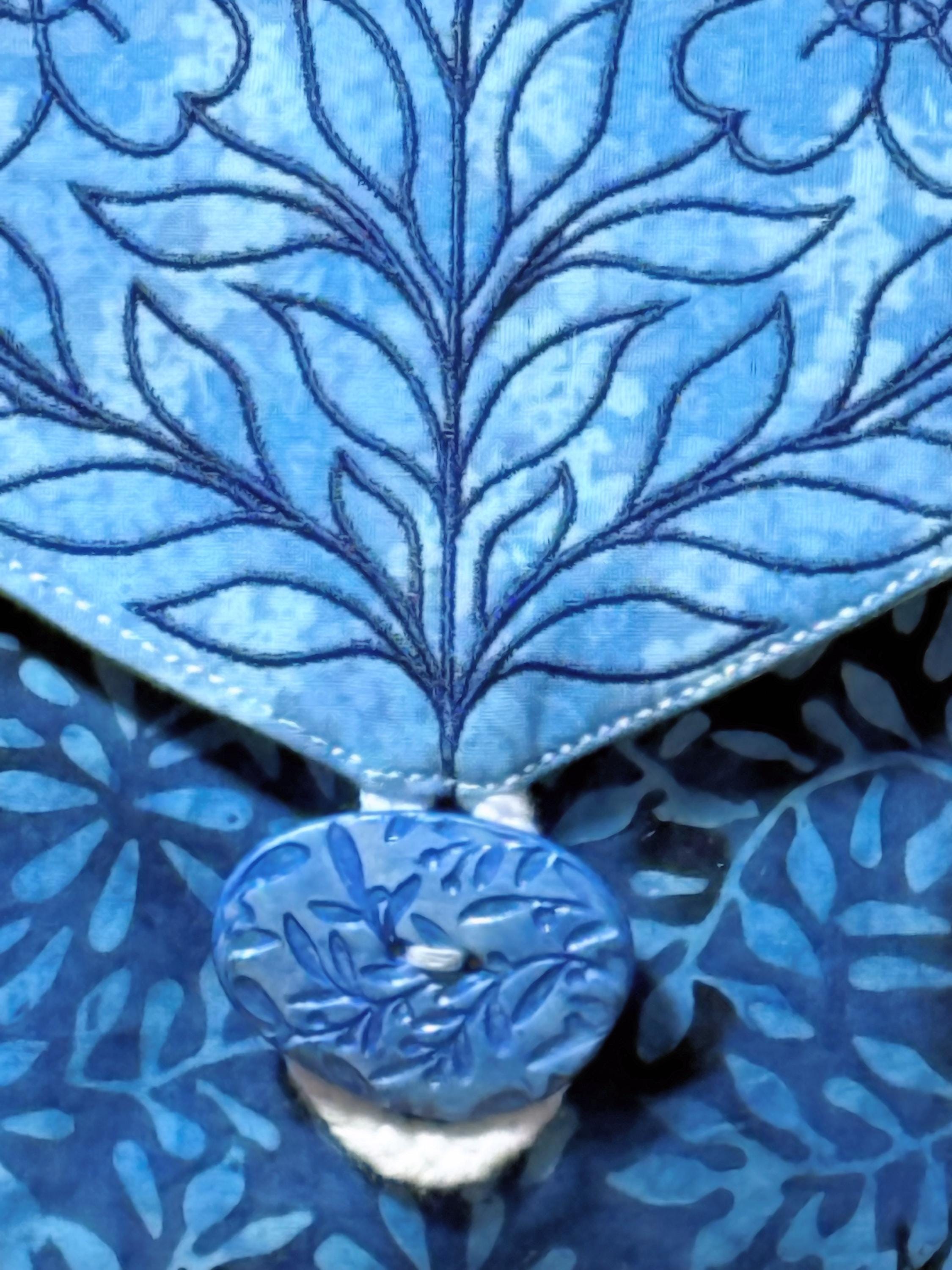 Handmade Embroidered Crossbody Bag – Fully Lined Purse with Original Embroidery, Pockets & Handmade Accents - Thumbnail 3