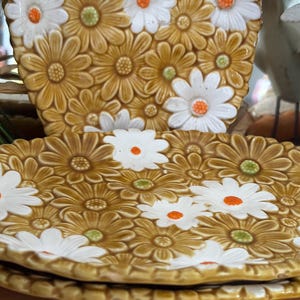 Vintage Fred Roberts Daisy Pattern serving dishes