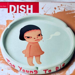 Yoshitomo Nara Too Young to Die Ceramic Ashtray | Kumi