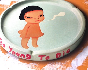 Yoshitomo Nara Ceramic Ashtray: 
