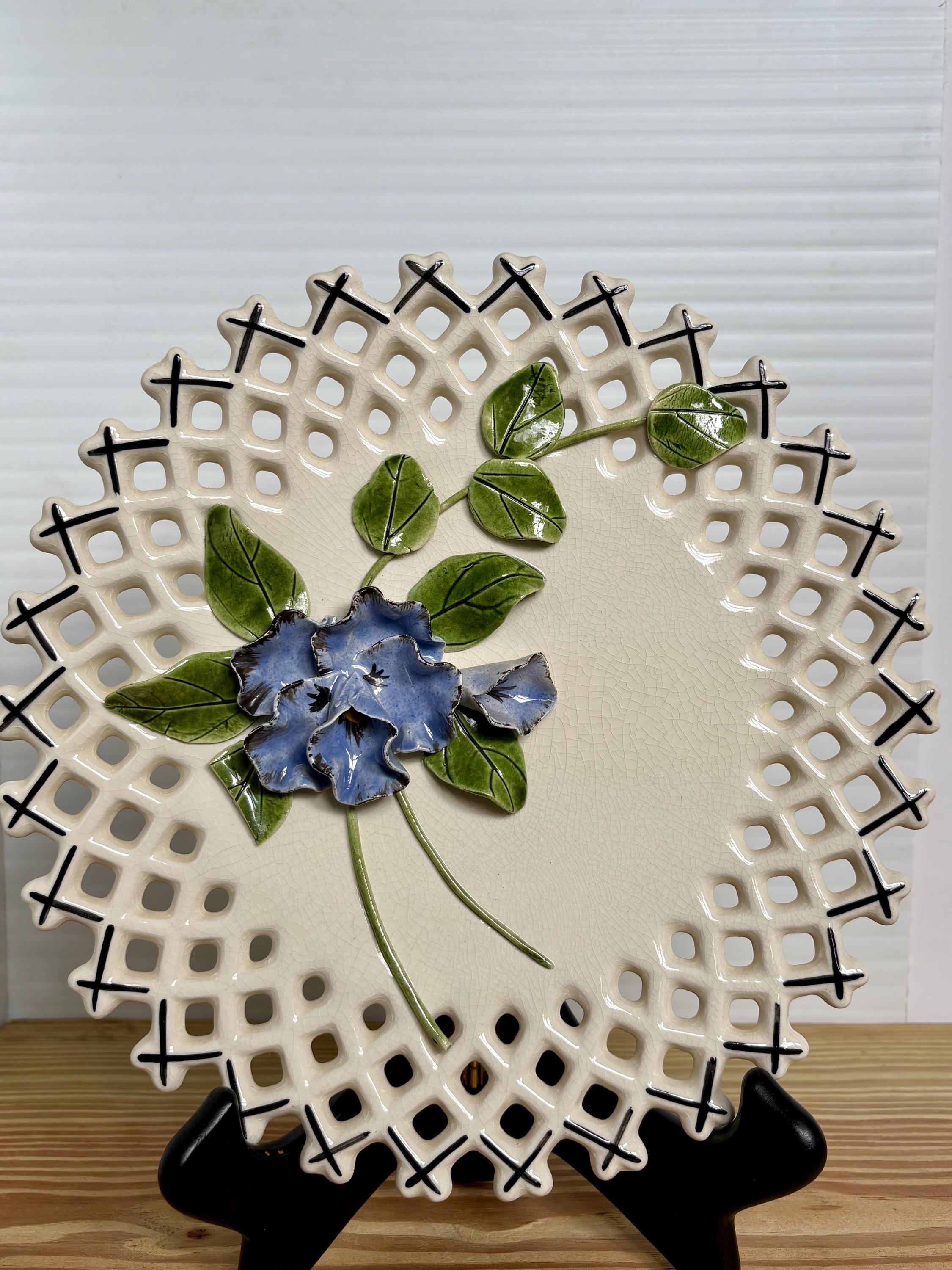 Antique Reticulated Plate - Etsy