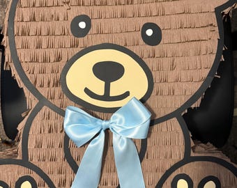 Customs Piñata oso de peluche 24x21x4.5in baby  shower
