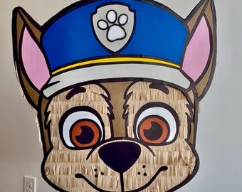 Custom Piñata Paw patrol skye, rocky, rubble, Marshall, Zuma, chase. around 18-24in Tall or W