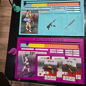 Classic Zombicide Gen 1 Dashboard Set: Character Sheet Organizer