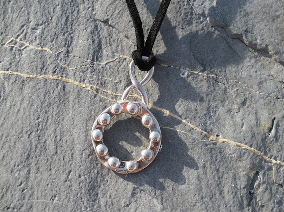 New Collection, New Item, Sterling Silver Infinity Circle Pendant, Boho Chic, Free Domestic Shipping, Made in Brooklyn, USA, Spiritual