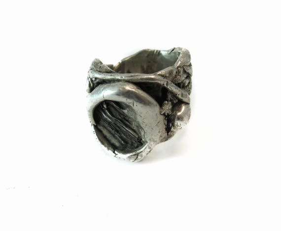 The Ophelia Sterling Silver .925 Oxidized Ring, women's sterling silver ring ON SALE, one-of-a-kind, Shakespeare-inspired, made in Brooklyn