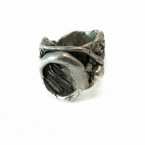 The Ophelia Sterling Silver .925 Oxidized Ring, women's sterling silver ring ON SALE, one-of-a-kind, Shakespeare-inspired, made in Brooklyn