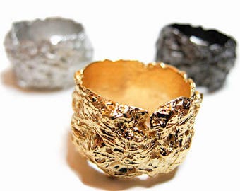 Best Seller, Nest Ring ON SALE as seen on Styleite.com and Fab.com, artistic, plated in gold, silver, and gunmetal, free USA shipping