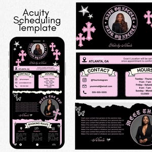 Chrome-inspirerad Acuity-bokningsmall | Schemaläggningswebbdesign
