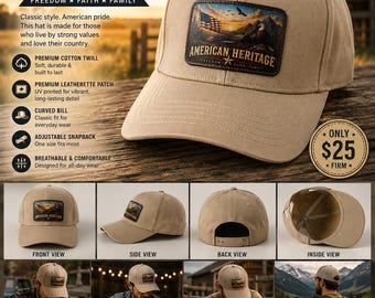 AMERICAN HERITAGE Patch HAT