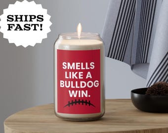 College Football Game Day Candle: Soy Wax, Tailgate Decor