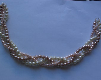 Twisted Pearl Necklace - Etsy