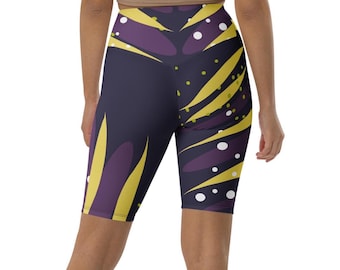 Boho Activewear Biker Shorts Workout Shorts High Waist Women Yoga Wear Spandex Shorts Women Designer Sportswear Athletic Shorts