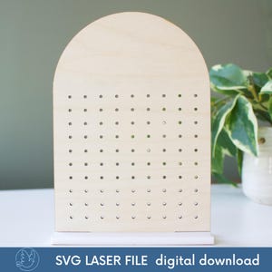 Arch Earring Stand for Laser Cutting Machines