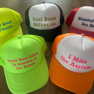 Rude, funny, inappropriate trucker hats, adult trucker hat,  trucker caps