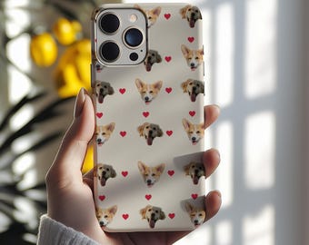 Custom Pet Phone Case, Dog Drawing From Photo, Dog Phone Case, Cat Phone Case, Personalized Phone Case, Dog iPhone Case, Pet Loss gift