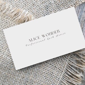 Editable Minimalist QR Code Business Card Template, Printable Business Card Template, DIY Calling Card Editable Card Canva Template