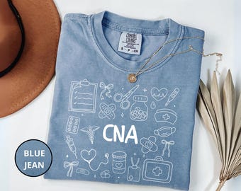 認定看護助手シャツ、CNA、認定看護助手Tシャツ、看護師への感謝、看護師へのギフトシャツ、未来のCNA、CNAシャツ
